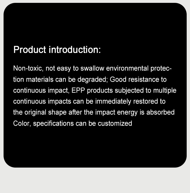 EPP foam floor mat creep pad